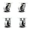Service Caster 6 Inch Heavy Duty Semi Steel Cast Iron Wheel Caster Swivel 2 Rigid SCC, 2PK SCC-KP92S630-SSR-2-R-2 - alternate 1